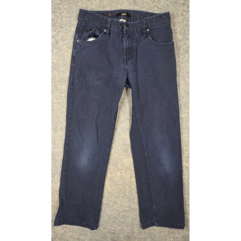 Nike 6.0 Mens Navy Blue Straight Leg Denim Pants Size 27x26 Skateboard Nike SB